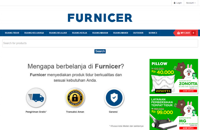 Furnicer - Toko Perabot Online Indonesia